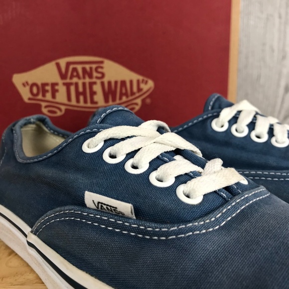 vans blue donker